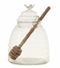 Load image into Gallery viewer, Glass Honey Jar with Dipper

