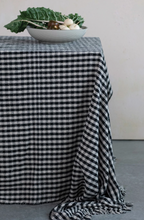 Load image into Gallery viewer, Gingham Cotton Tablecloth
