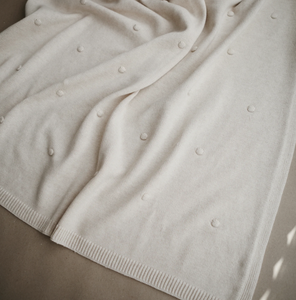 Textured Dot Blanket