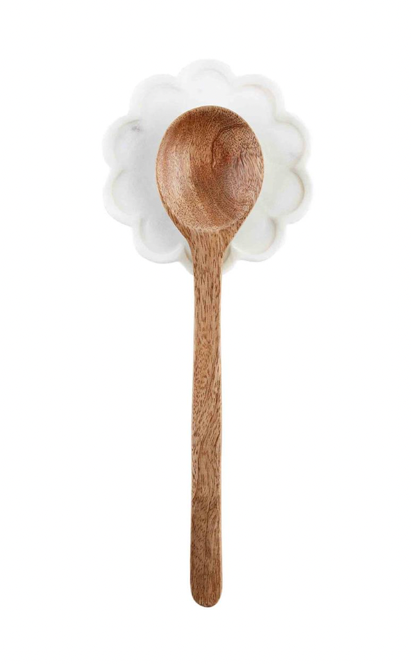 Marble Spoon Rest Set