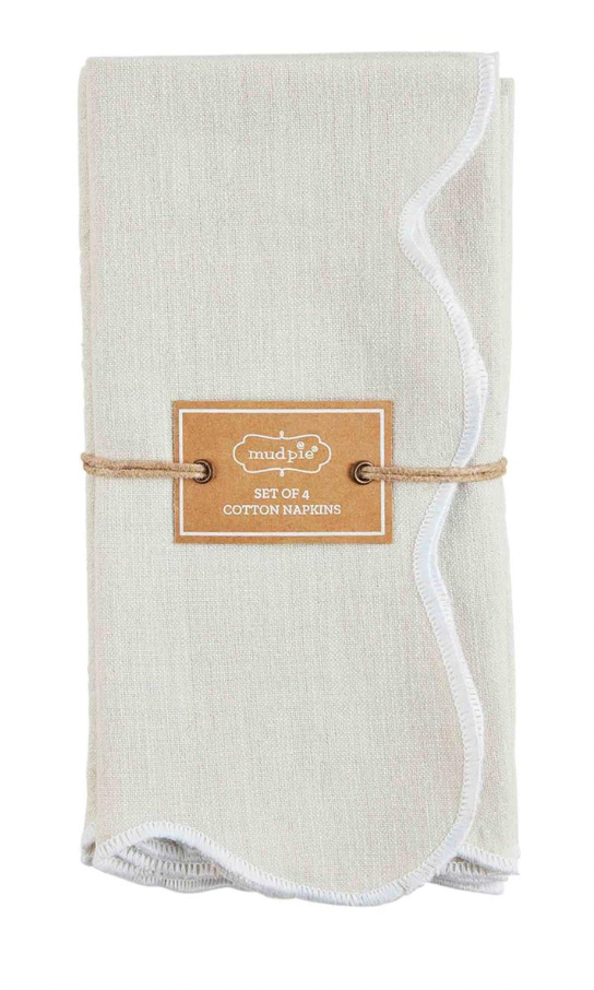 Scalloped Napkin Set