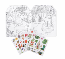 Load image into Gallery viewer, Garden Coloring &amp; Sticker Book

