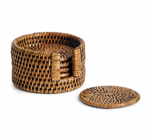 Load image into Gallery viewer, Burma Rattan Coaster
