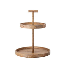Load image into Gallery viewer, Wood 2 Tier Tray
