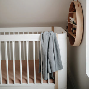 Knitted Ribbed Blanket