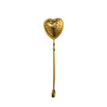 Load image into Gallery viewer, Stainless Steel Heart Shaped Loose Tea Strainer
