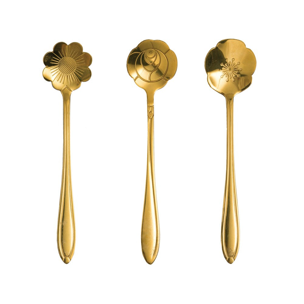 Stainless Flower Spoons