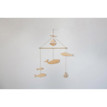 Load image into Gallery viewer, Wood Fish Mobile
