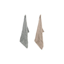 Load image into Gallery viewer, Woven Linen Striped Tea Towel
