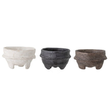 Load image into Gallery viewer, Paper Mache Footed Bowls
