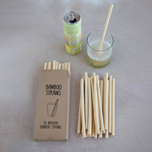 Load image into Gallery viewer, Bamboo Drinking Straws
