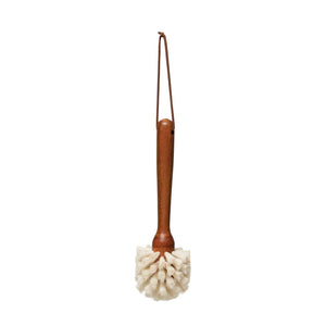 Leather Strap Dish Brush
