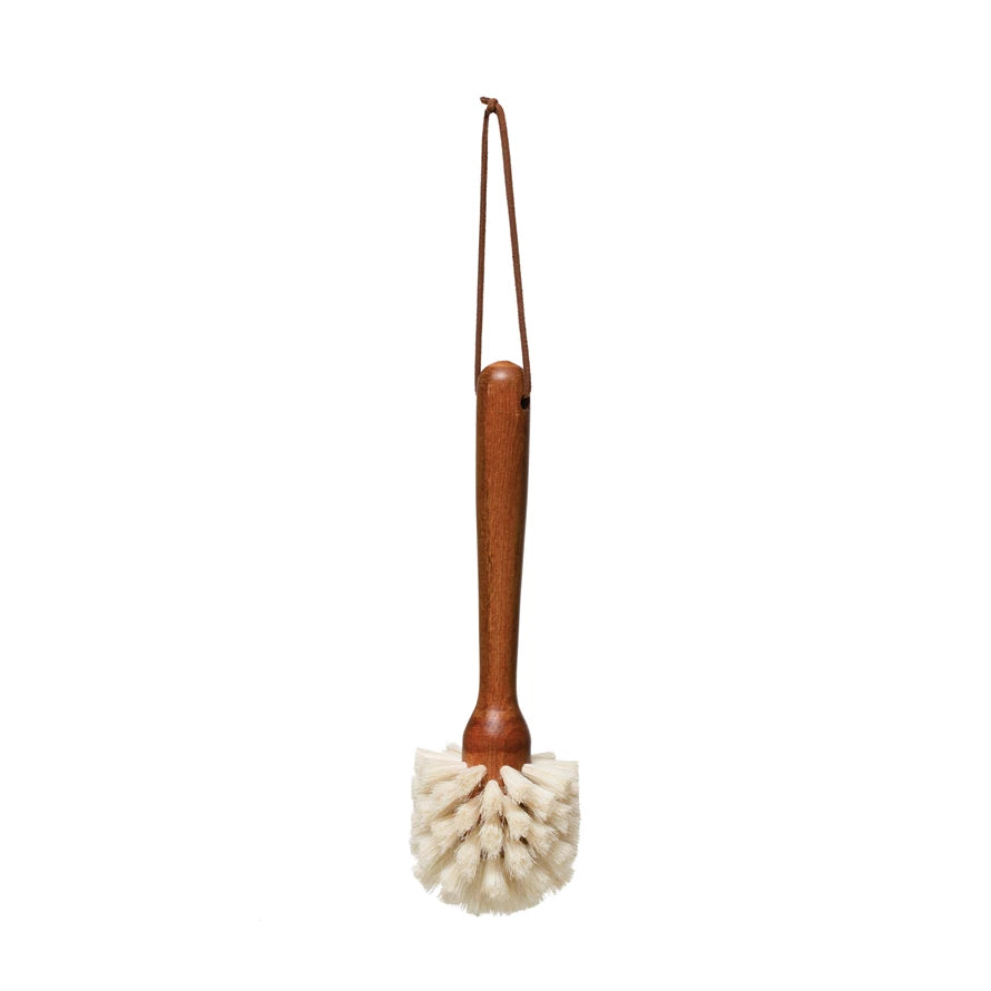 Leather Strap Dish Brush