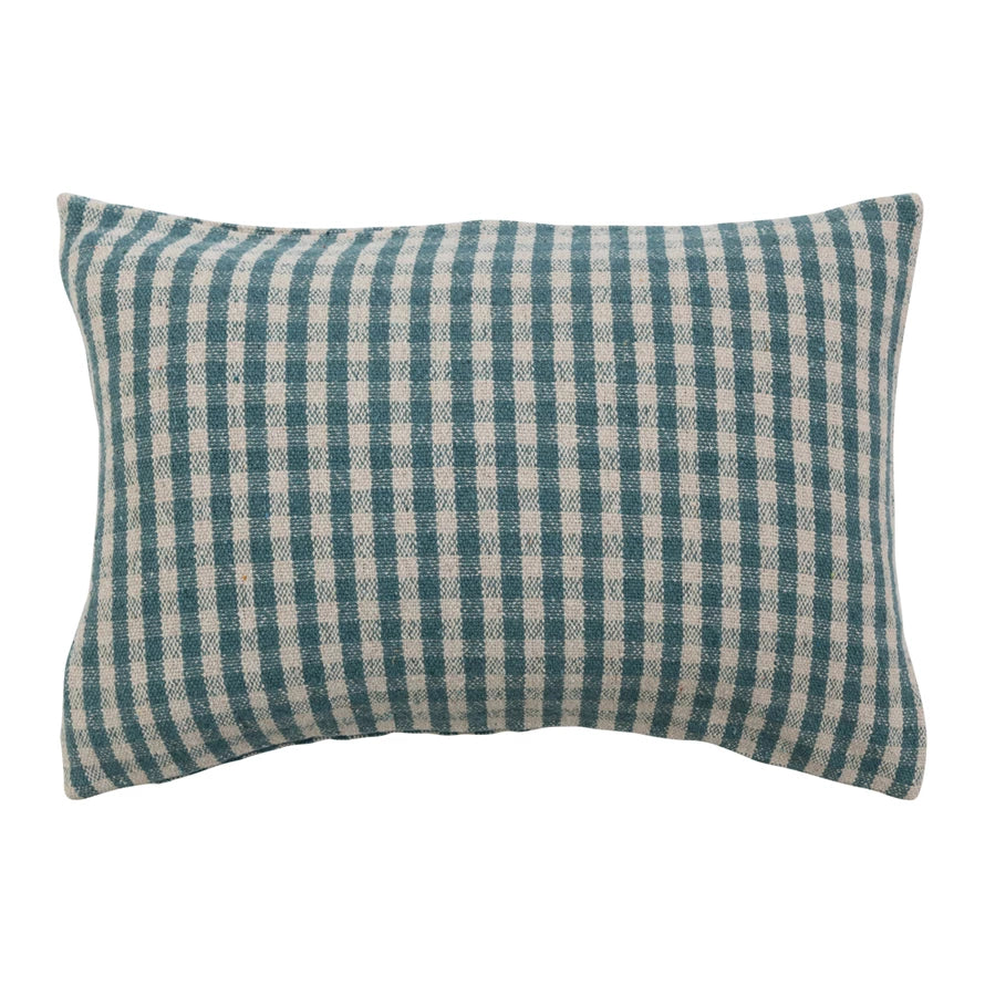 Gingham Lumbar Pillow