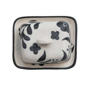 Floral Butter Dish