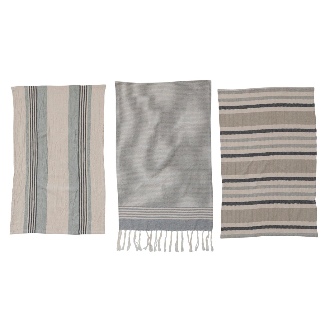 Striped Cotton Tea Towel