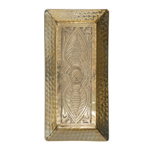 Stamped Gold Tray