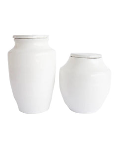 White Terra-cotta Cachepot