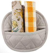 Load image into Gallery viewer, Pumpkin Pot Holder + Towel Set
