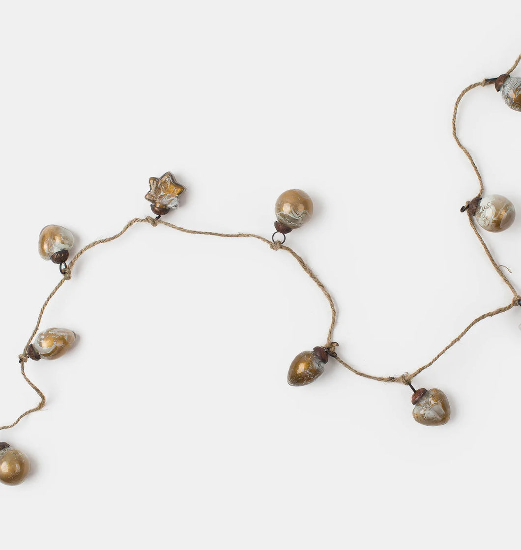 Taupe Ornament Garland