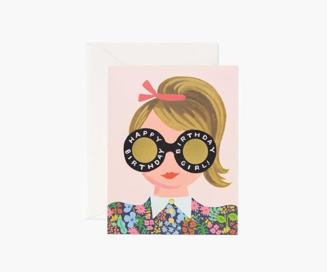 Meadow Birthday Girl Card