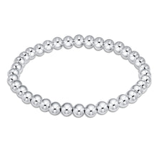 Load image into Gallery viewer, Classic Silver 5 MM Beaded Bracelet
