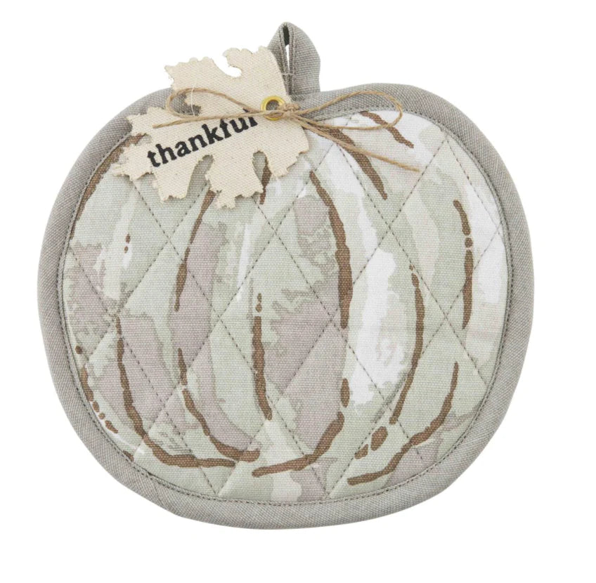 Pumpkin Pot Holder + Towel Set