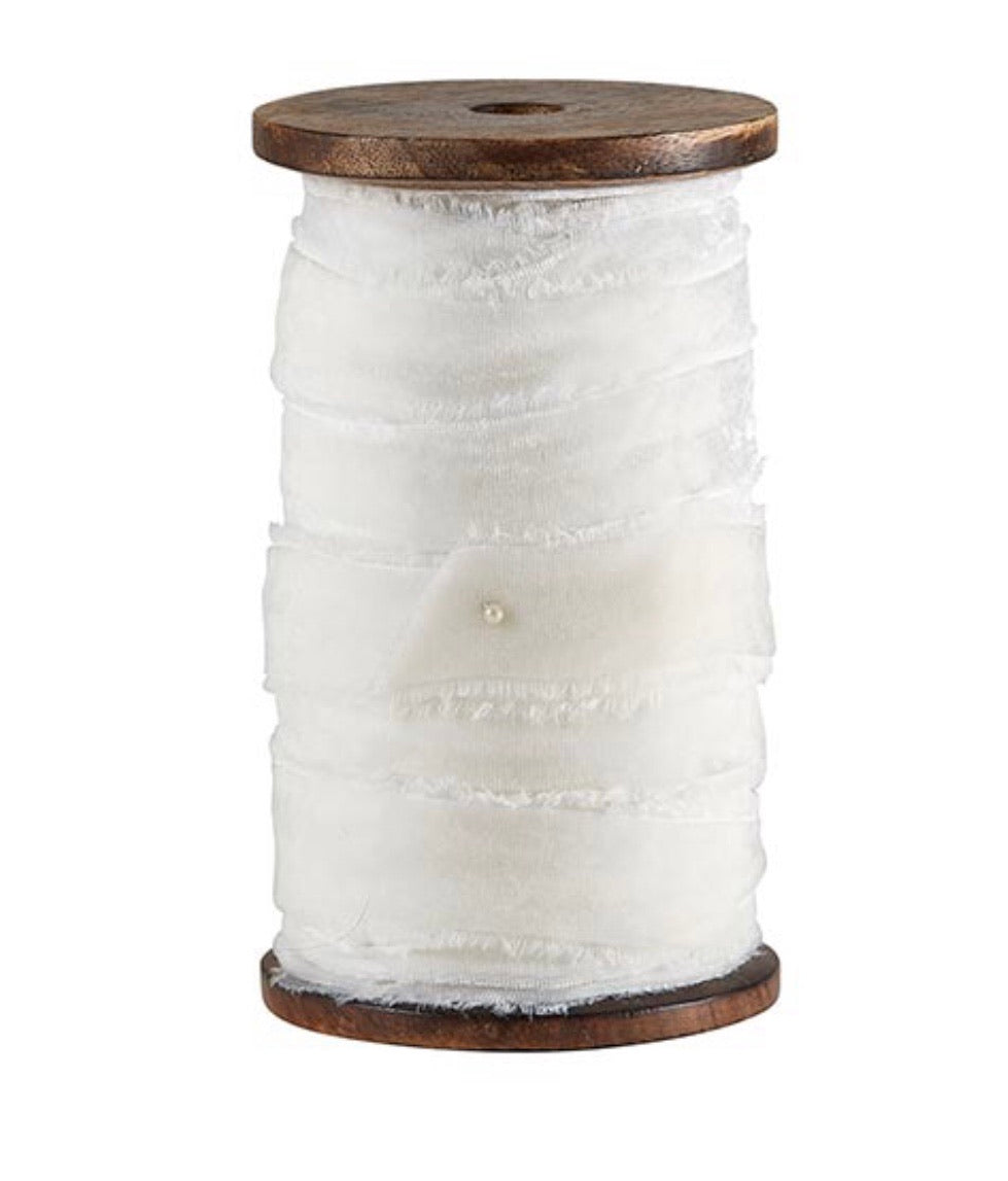 Frayed Velvet Ribbon