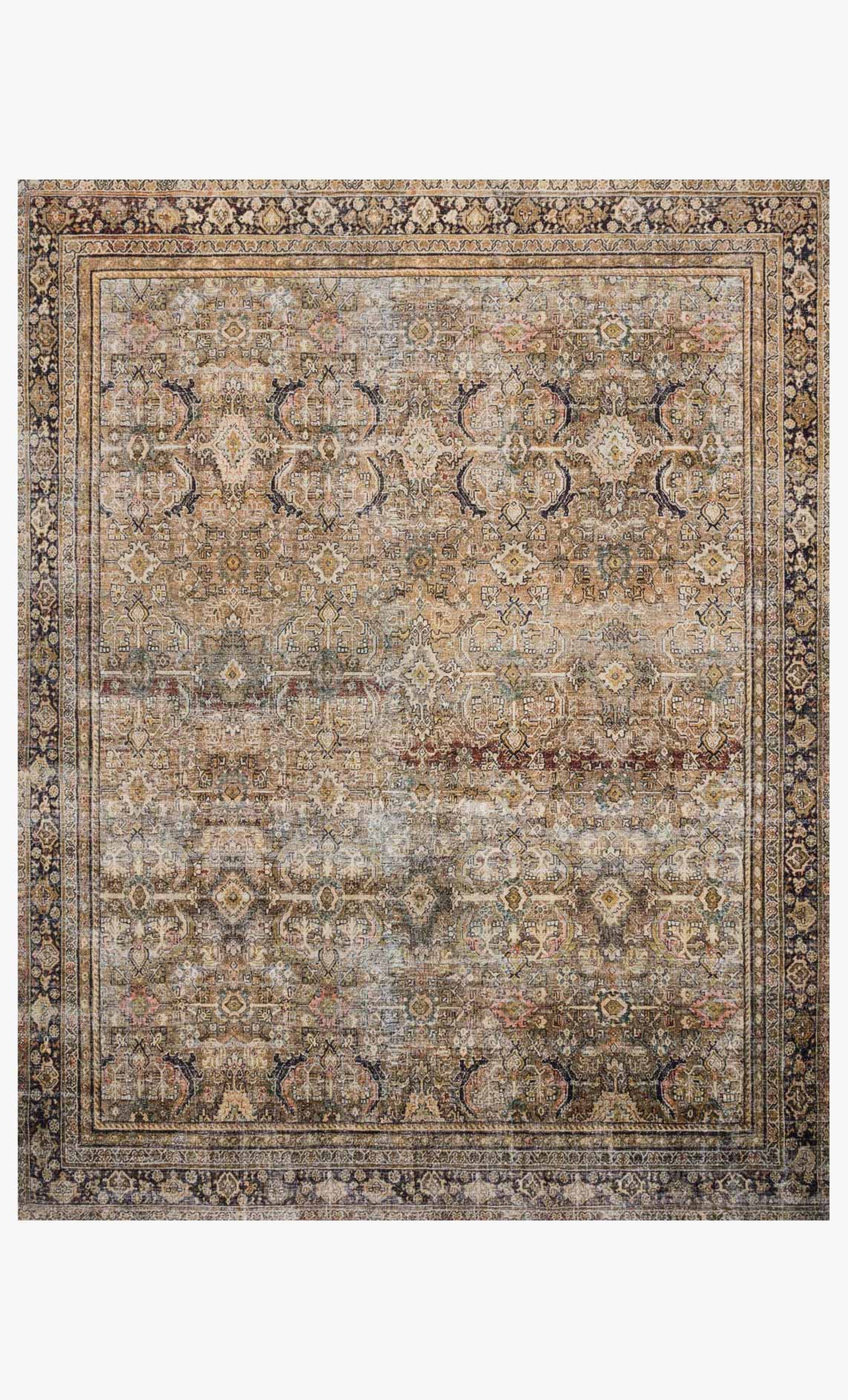Layla Olive / Charcoal Rug