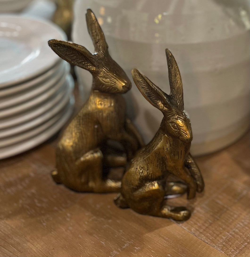 Aluminum Standing Rabbit