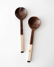 Load image into Gallery viewer, Mango and Pine Wood Salad Servers
