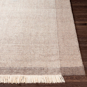 Reliance Rug // Beige and Charcoal