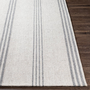 Tartan Rug // Oatmeal and Light Gray