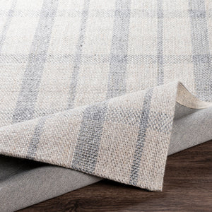 Tartan Rug // Oatmeal and Gray